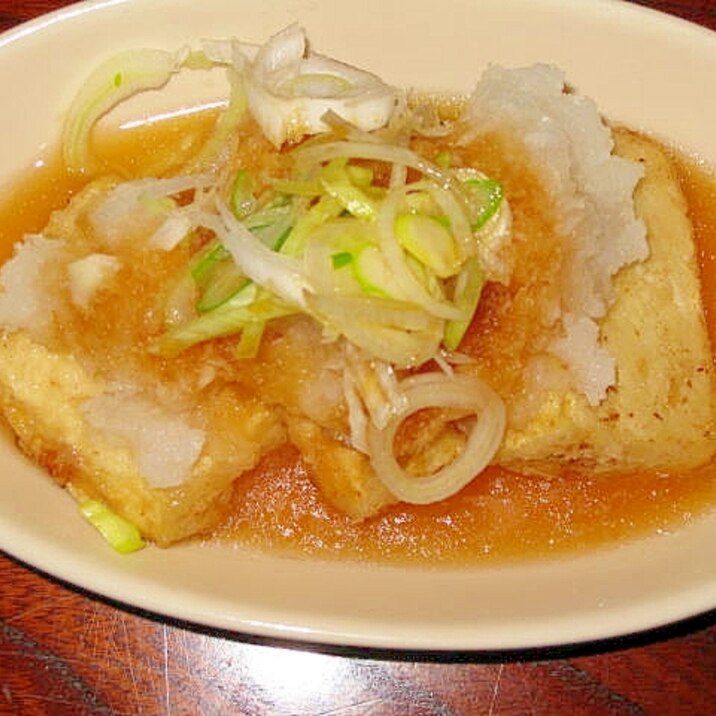 おろしでさっぱり☆揚げ出し豆腐